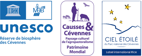 logos RICE / Unesco MAB / Causse & Cévennes